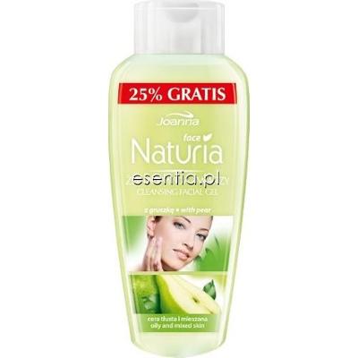 Joanna Naturia Face Żel do mycia twarzy z gruszką do cery tłustej i mieszanej 200 ml