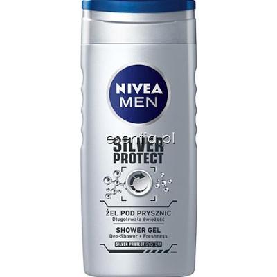 NIVEA NIVEA MEN Żel pod prysznic Silver Protect 250 ml
