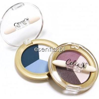 Celia  Jedwabiste cienie do powiek potrójne 3 g