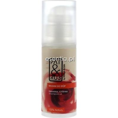 Pat&Rub by Kinga Rusin Żurawina - Cytryna Rewitalizujący balsam do stóp 100 ml
