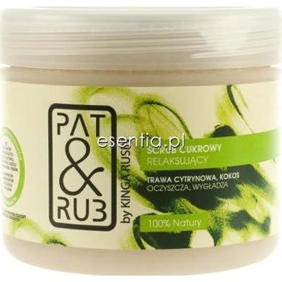 Pat&Rub by Kinga Rusin Trawa Cytrynowa - Kokos Relaksujący scrub cukrowy 450 ml