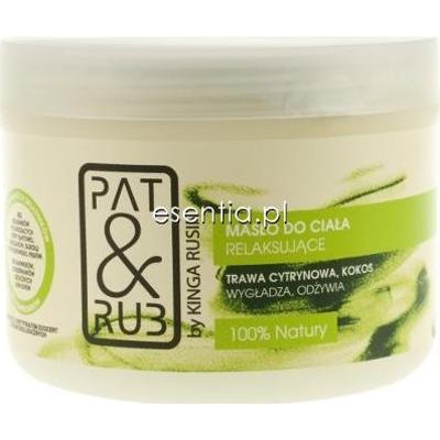 Pat&Rub by Kinga Rusin Trawa Cytrynowa - Kokos Relaksujące masło do ciała 225 ml