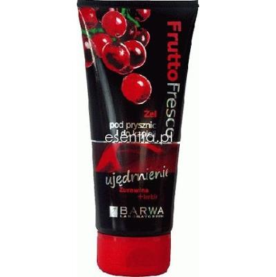 Barwa Frutto Fresco Żel pod prysznic i do kąpieli Żurawina + Imbir 200 ml