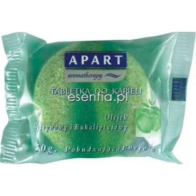 Apart Aromatherapy Tabletka do kąpieli Olejek cytrynowy i eukaliptusowy 50 g