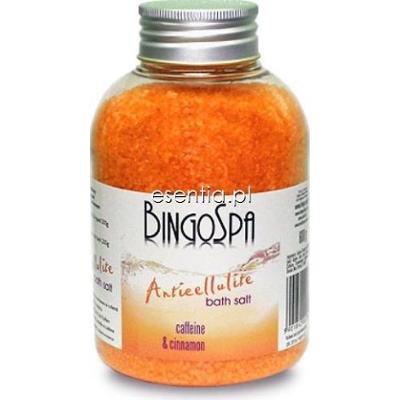 BingoSpa SPA&Beauty Antycellulitowa sól do kąpieli z kofeiną i cynamonem 600 g