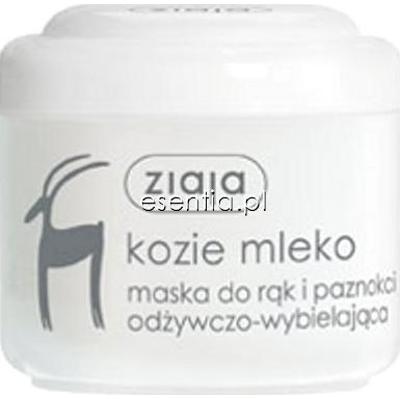 Ziaja kozie mleko Maska do rąk i paznokci odżywczo wybielająca 75 ml