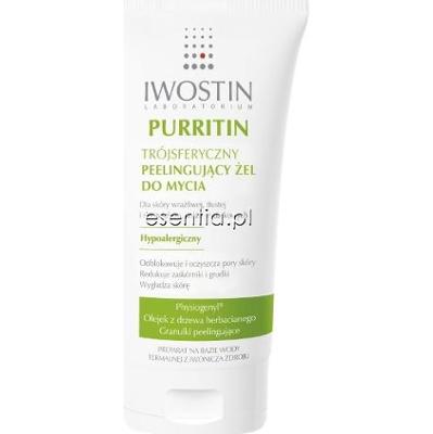 Iwostin Purritin Trójsferyczny peelingujący żel do mycia 100 ml