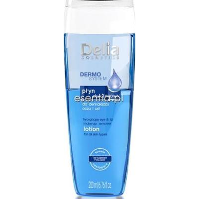 Delia Dermo System Dwufazowy płyn do demakijażu oczu i ust 210 ml