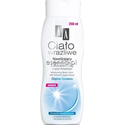 AA Cosmetics Ciało Wrażliwe Nawilżający balsam do ciała Głębia Oceanu 250 ml