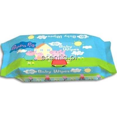 Upex Brands Świnka Peppa Chusteczki nawilżane do pielęgnacji dzieci op. / 80 szt.