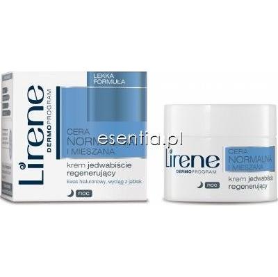 Lirene Cera Normalna i Mieszana Krem jedwabiście regenerujący na noc 50 ml