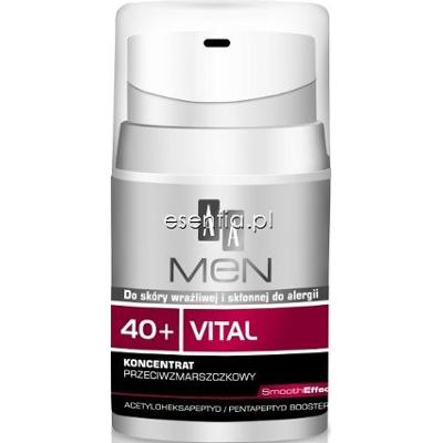 AA Cosmetics  AA MEN Vital 40+ Koncentrat przeciwzmarszczkowy 50 ml