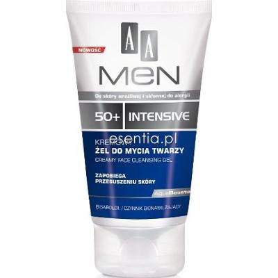 AA Cosmetics  AA MEN Intensive 50+ Kremowy żel do mycia twarzy 150 ml