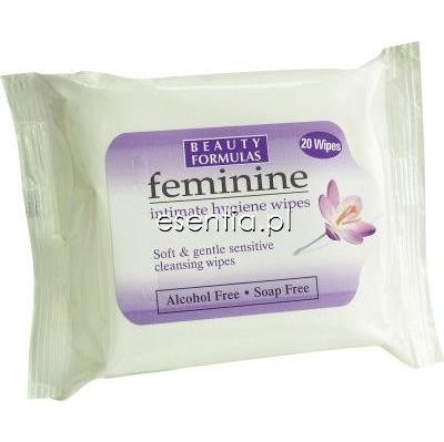 Beauty Formulas Feminine Chusteczki do higieny intymnej op./ 20szt.