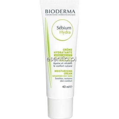 Bioderma Sebium Sebium Hydra - Nawilżający krem do skóry tłustej i ze skłonnością do trądziku 40 ml