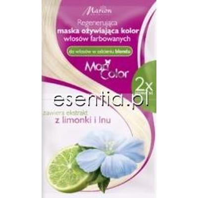 Marion MariColor Regenerująca maska ożywiająca kolor włosów farbowanych - blond 40 ml
