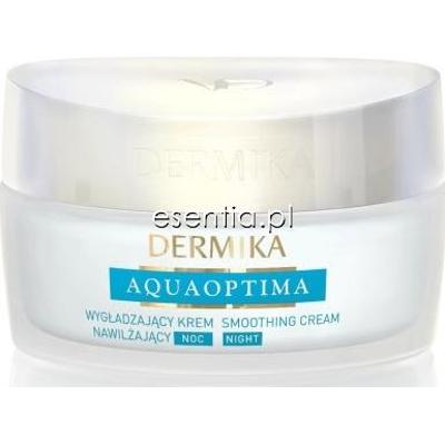 Dermika Aquaoptima Wygładzający krem nawilżający na noc 50 ml