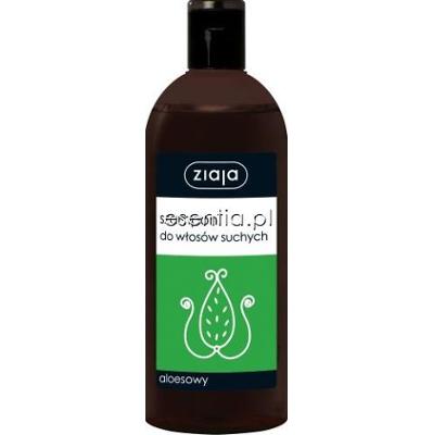 Ziaja szampony rodzinne Szampon do włosów suchych aloesowy 500 ml