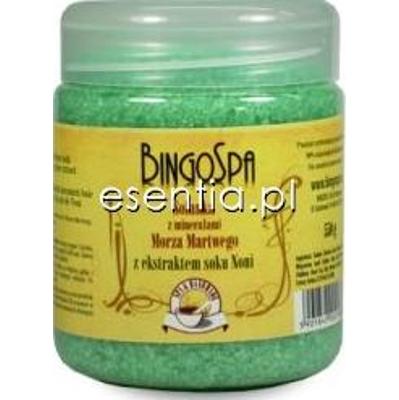 BingoSpa Sole Kąpielowe Solanka z minerałami Morza Martwego z ekstratem z soku Noni 550 g