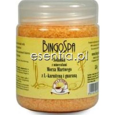 BingoSpa Sole Kąpielowe Solanka z minerałami Morza Martwego z L-karnityną i guaraną 550 g