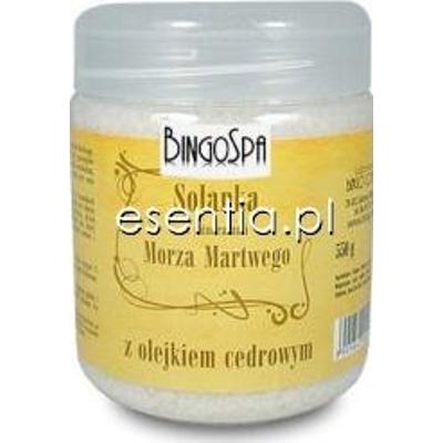 BingoSpa Sole Kąpielowe Solanka z minerałami Morza Martwego z olejkiem cedrowym 550 g