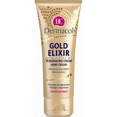 Dermacol Gold Elixir 50+ Odmładzający krem do rąk z kawiorem 75 ml