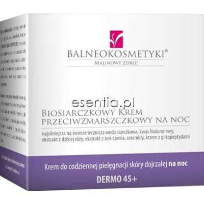 Balneokosmetyki  Biosiarczkowy krem przeciwzmarszczkowy na noc 45+ 50 ml