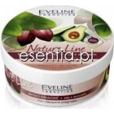 Eveline Nature Line Krem intensywnie pielęgnujący Masło Kakaowe + Olej z Avocado 210 ml