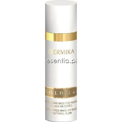 Dermika Gold 24k Luksusowa baza pod makijaż Blask Młodości 30 ml
