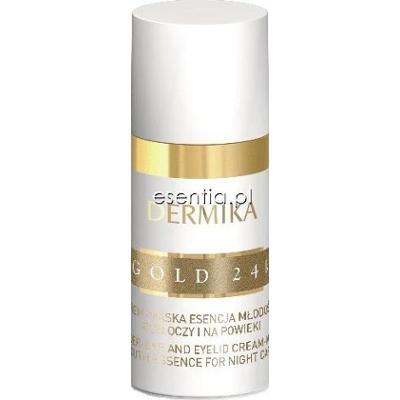 Dermika Gold 24k Krem-Maska Esencja Młodości pod oczy i na powieki 15 ml