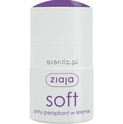Ziaja anty-perspiranty Antyperspirant w kremie Soft 60 ml