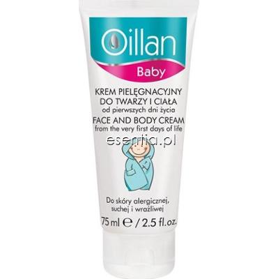 Oillan  Baby Delikatny krem pielęgnacyjny do twarzy i ciała 75 ml