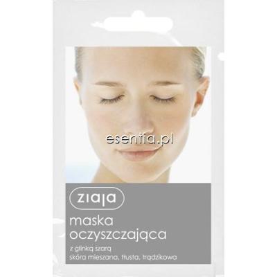Ziaja maski Maska oczyszczająca z glinką szarą 7 ml