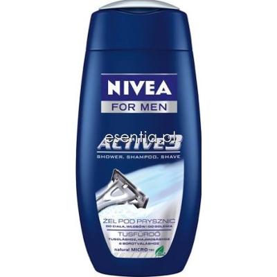 NIVEA MEN  Active3 Żel pod prysznic 250 ml