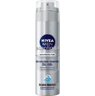 NIVEA NIVEA MEN Żel do golenia Silver Protect 200 ml