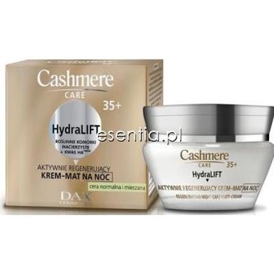 Cashmere Cashmere Care 35+ Aktywnie regenerujący krem-mat na noc - cera normalna i mieszana 
