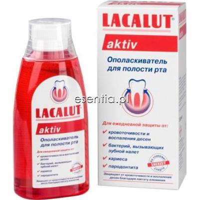 Lacalut  Płyn do higieny jamy ustnej i zębów Aktiv 300 ml