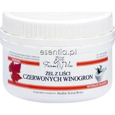 Farm-Vix  Żel z liści czerwonych winogron 350 g
