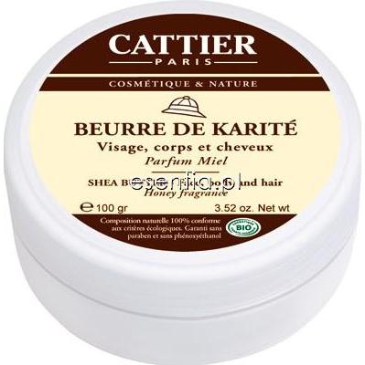 Cattier  Masło Karite o zapachu miodu 100 g