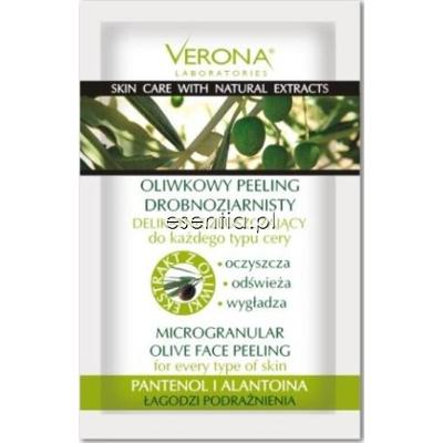 Verona Oliwka Oliwkowy peeling drobnoziarnisty do twarzy 10 ml