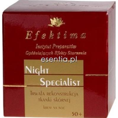 Efektima Specialist 50+ Odbudowujący krem na noc 50 ml