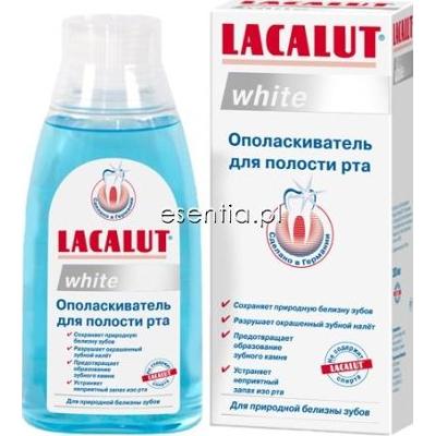 Lacalut  Płyn do płukania jamy ustnej i zębów White 300 ml