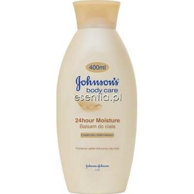 Johnson's 24-godzinne nawilżanie Balsam do ciała  z masłem Shea i masłem kakaowym 400 ml