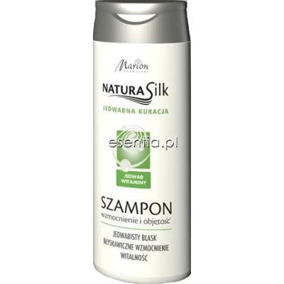 Marion Natura Silk Szampon do włosów wzmocnienie i objętość 200 ml