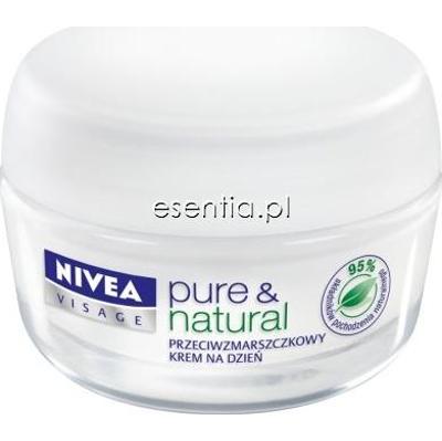 NIVEA Pure & Natural Przeciwzmarszczkowy krem na dzień 50 ml