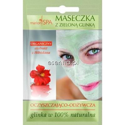 Marion SPA Maseczka z zieloną glinką oczyszczająco - odżywcza 6,5 g