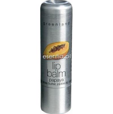 GreenLand Balm & Butter Nawilżający balsam do ust Papaja 4,8 g
