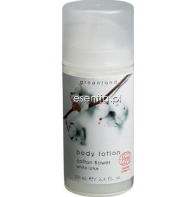 GreenLand  Pure & White Balsam do ciała Kwiat Bawełny - Lotos 100 ml