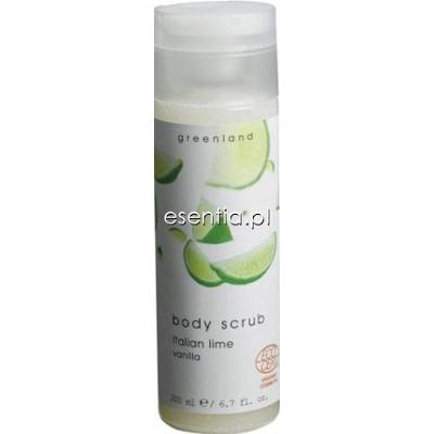 GreenLand  Pure & White Peeling do ciała Limonka - Wanilia 220 ml