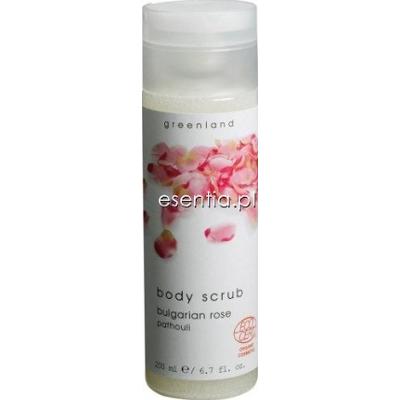 GreenLand  Pure & White Peeling do ciała Róża - Paczula 220 ml